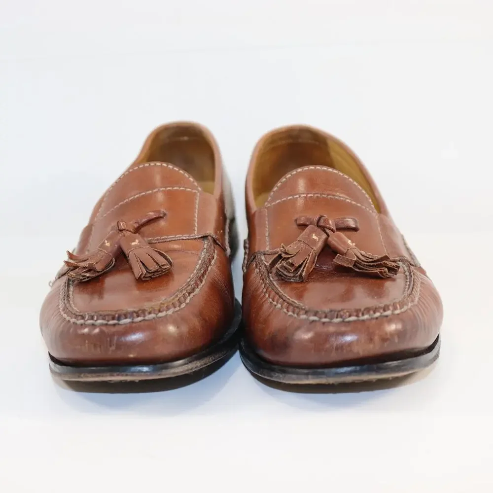 Cole Haan Men’s Brown Leather‎ Tassel Loafers | Size 9M Classic Dress Shoes